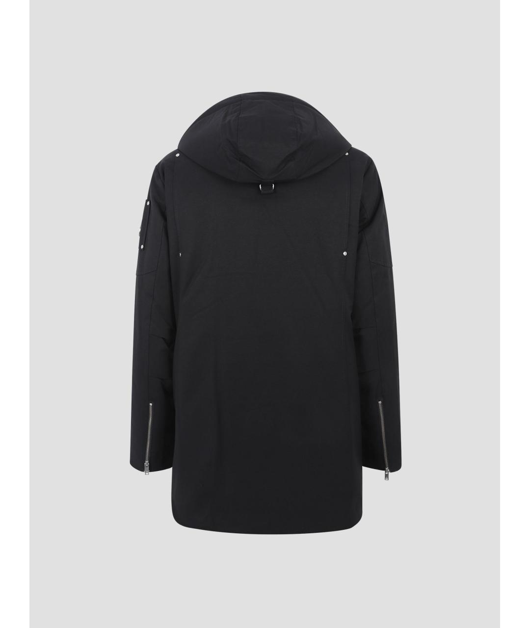 MOOSE KNUCKLES Черная хлопко-эластановая парка, фото 2