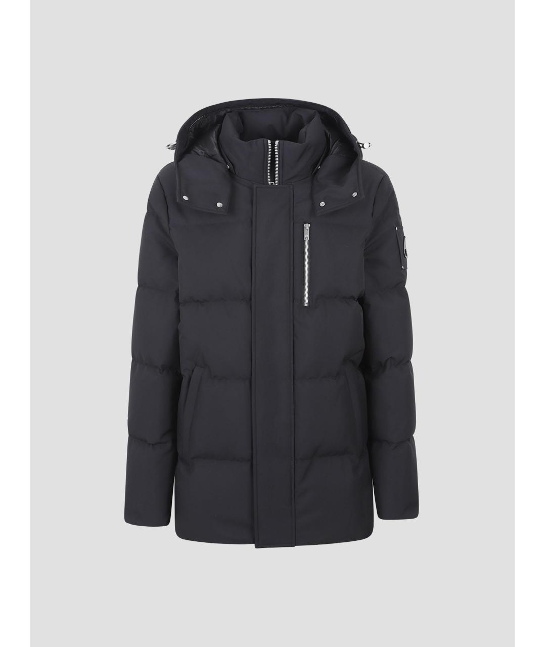 MOOSE KNUCKLES Черный полиэстеровый пуховик, фото 4