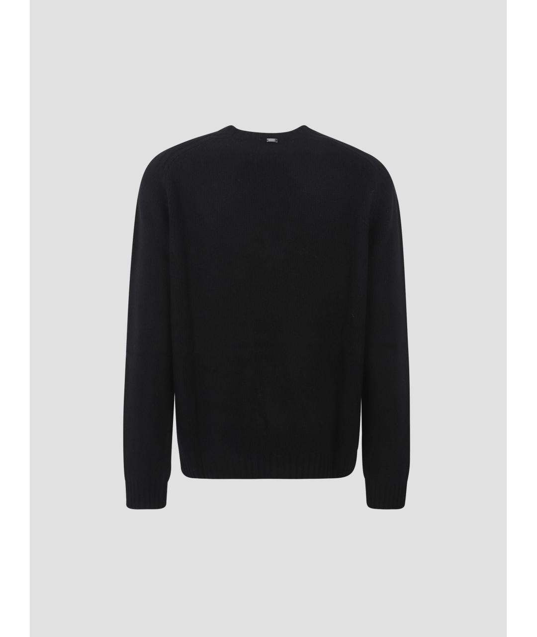 HERNO Черный шерстяной джемпер / свитер, фото 2