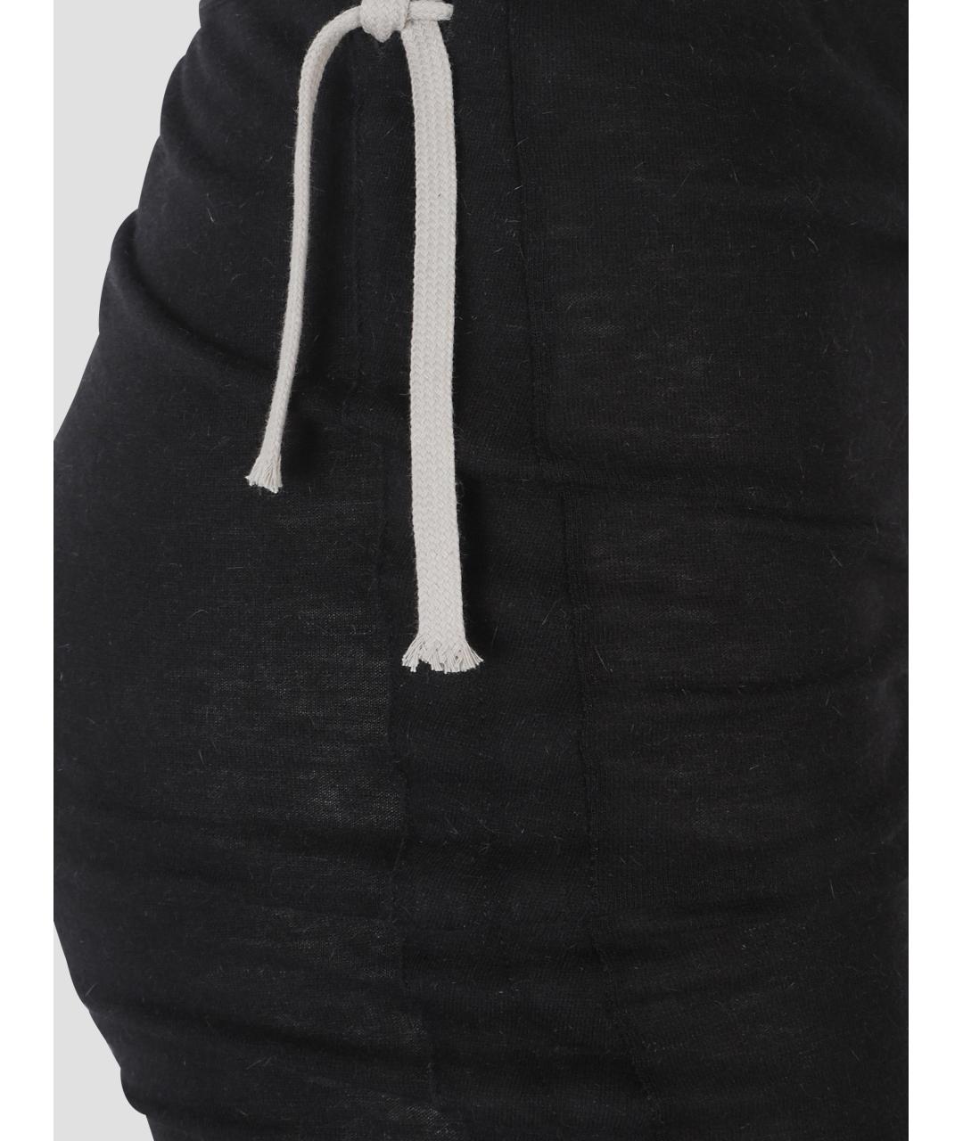 RICK OWENS Черная вискозная юбка макси, фото 3