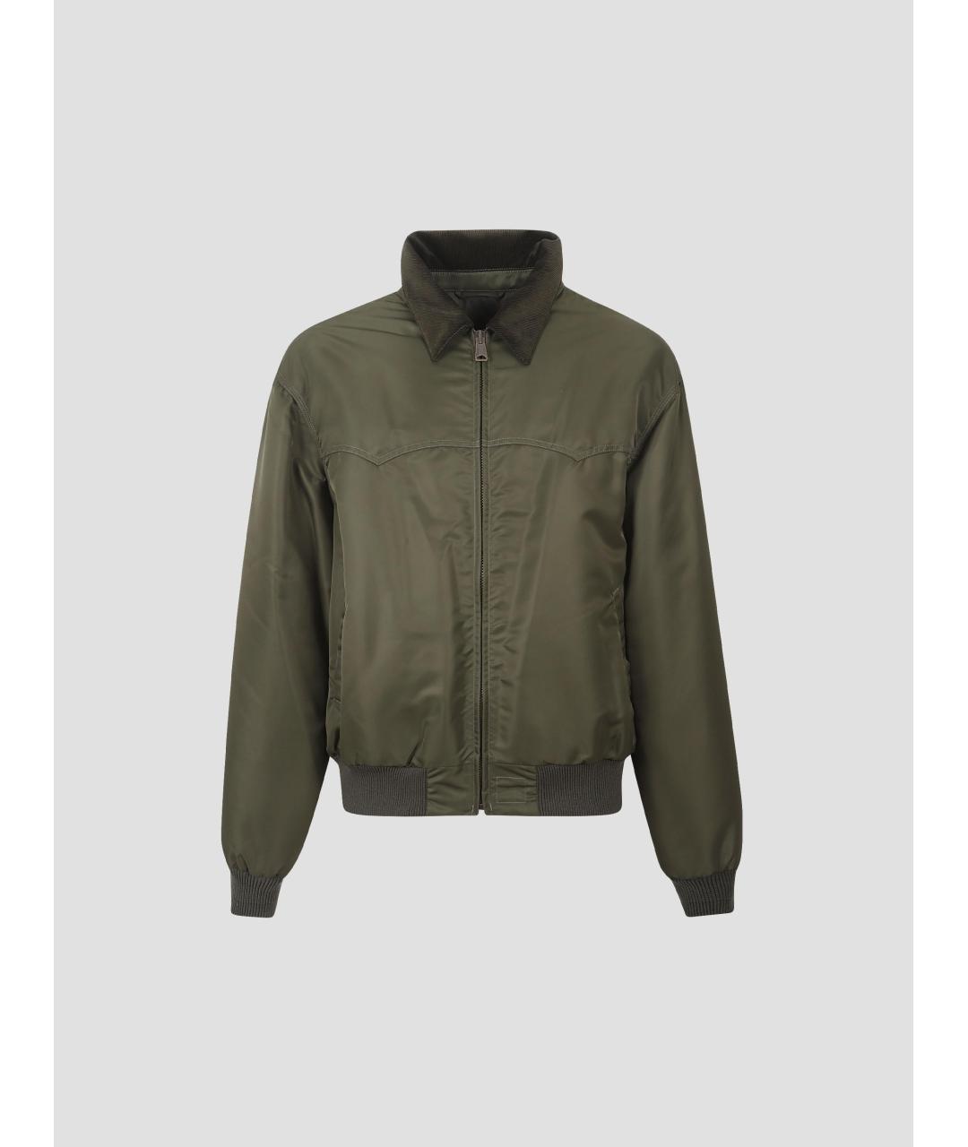 MAISON MARGIELA Хаки полиамидовая куртка, фото 4