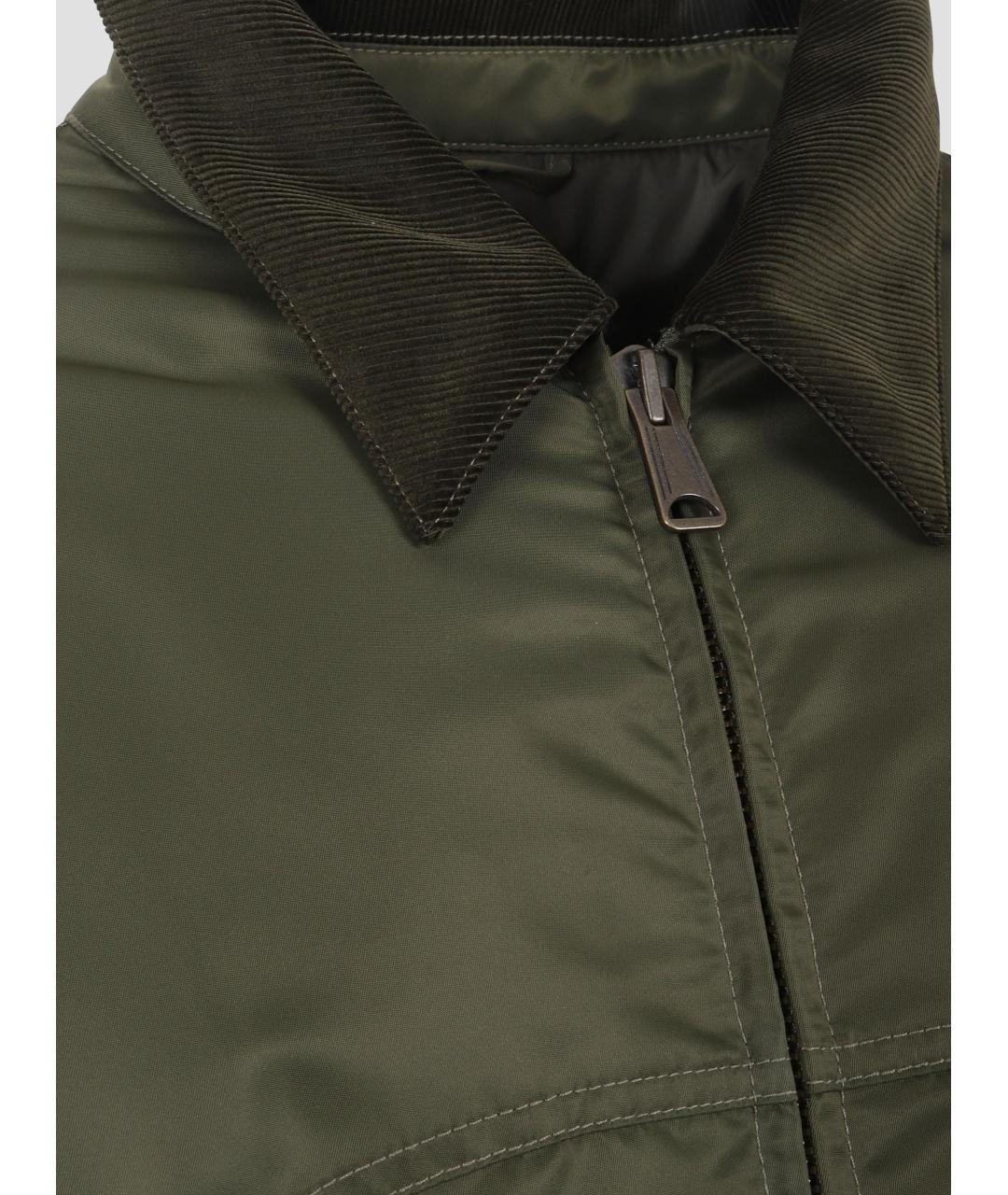 MAISON MARGIELA Хаки полиамидовая куртка, фото 3