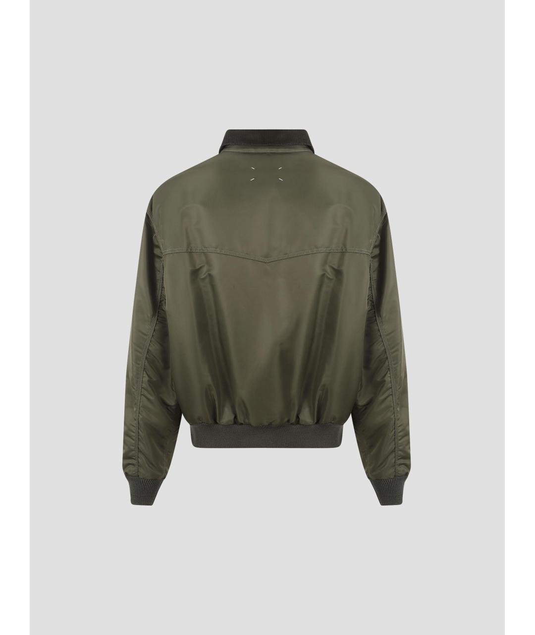 MAISON MARGIELA Хаки полиамидовая куртка, фото 2