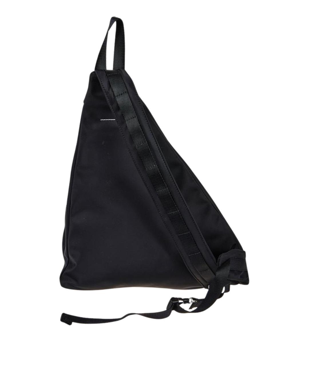 MM6 MAISON MARGIELA Черная синтетическая сумка через плечо, фото 1