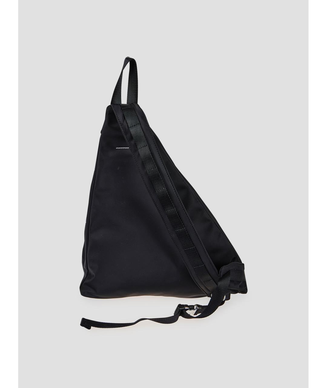 MM6 MAISON MARGIELA Черная синтетическая сумка через плечо, фото 4