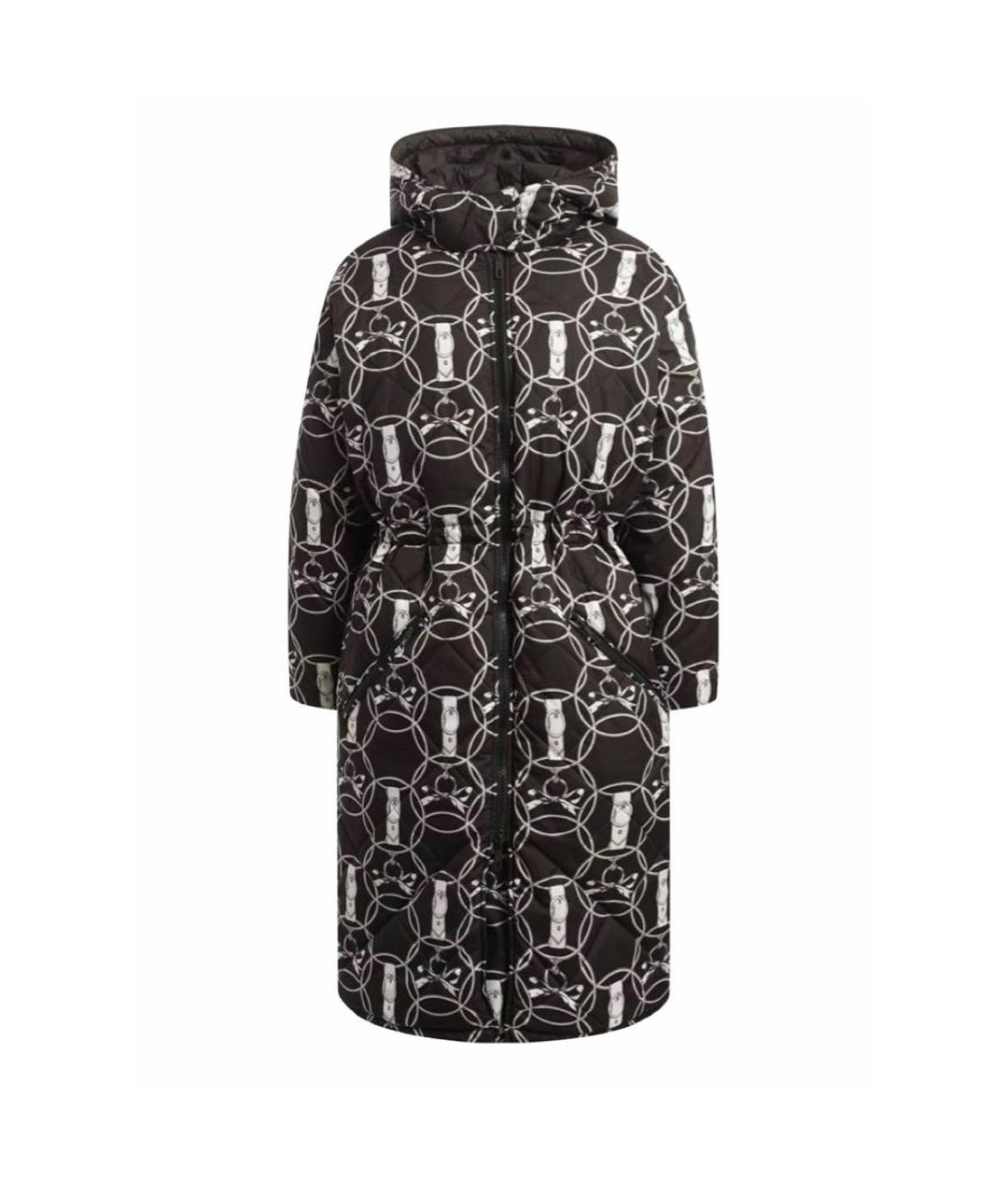 HERMES Черный полиамидовый пуховик, фото 2