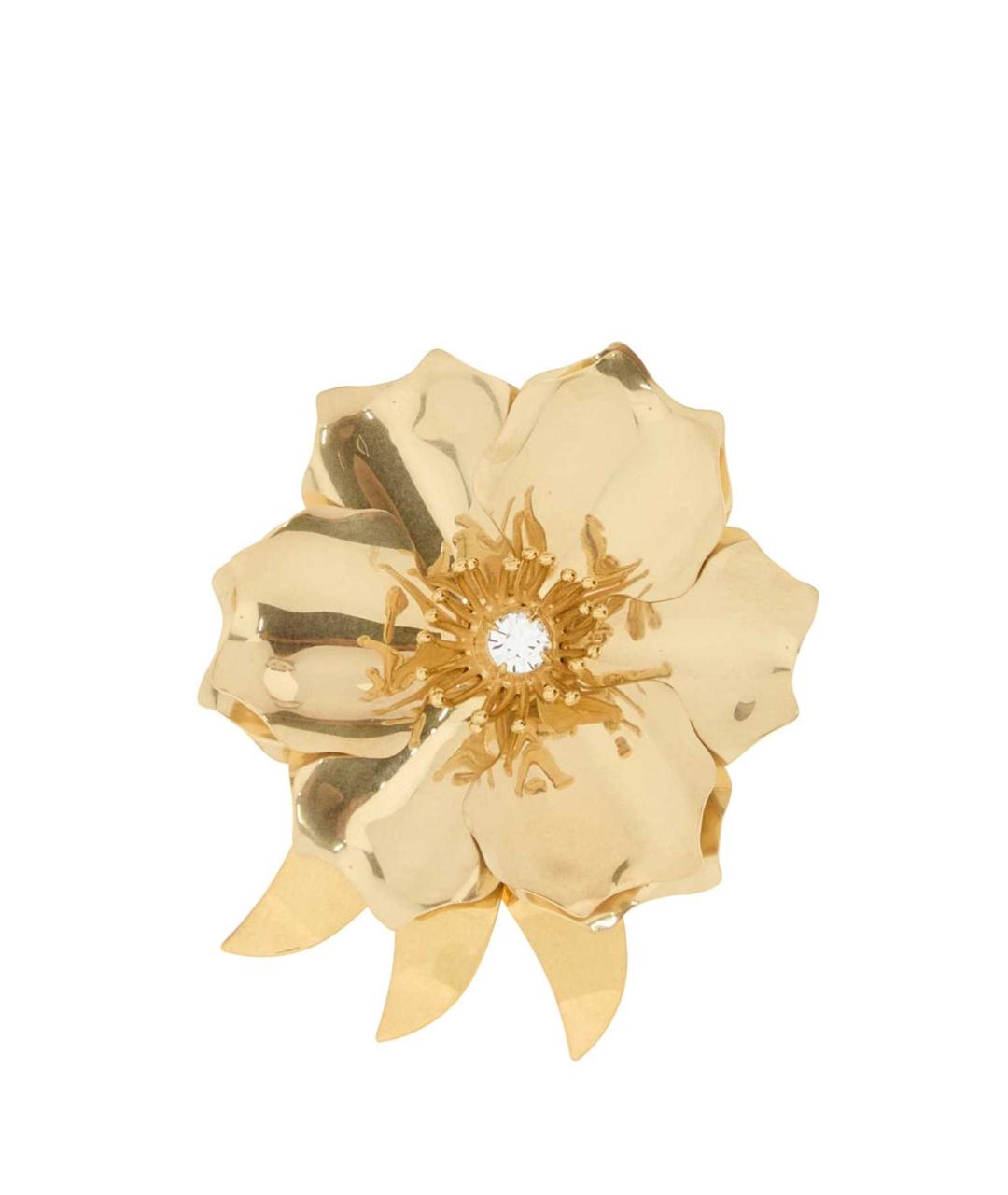 MIU MIU Золотая металлическая булавка / брошь, фото 1