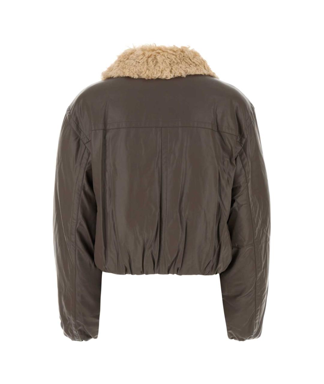 STAND STUDIO Коричневая полиэстеровая куртка, фото 2