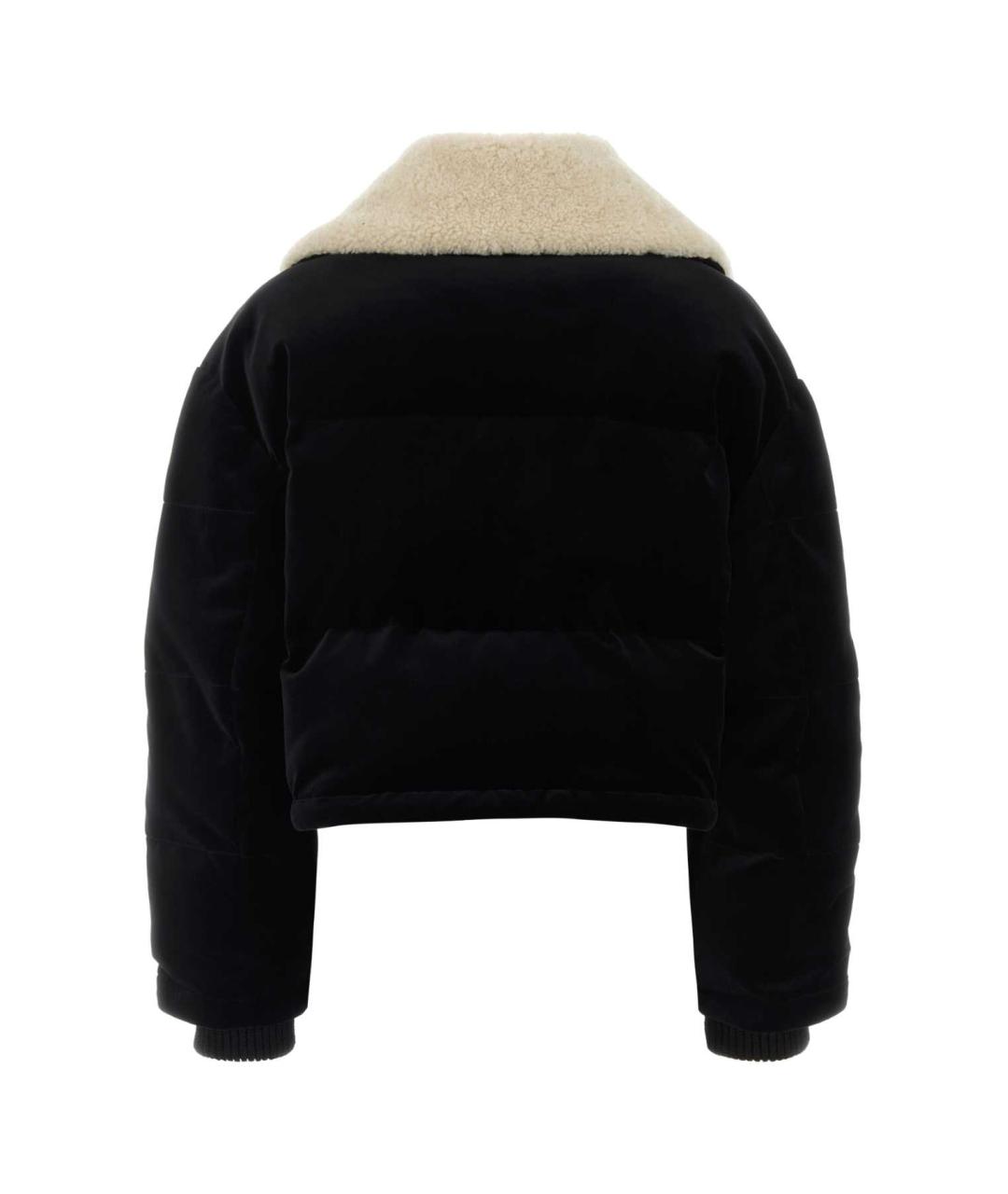 GUCCI Черный хлопко-эластановый пуховик, фото 2