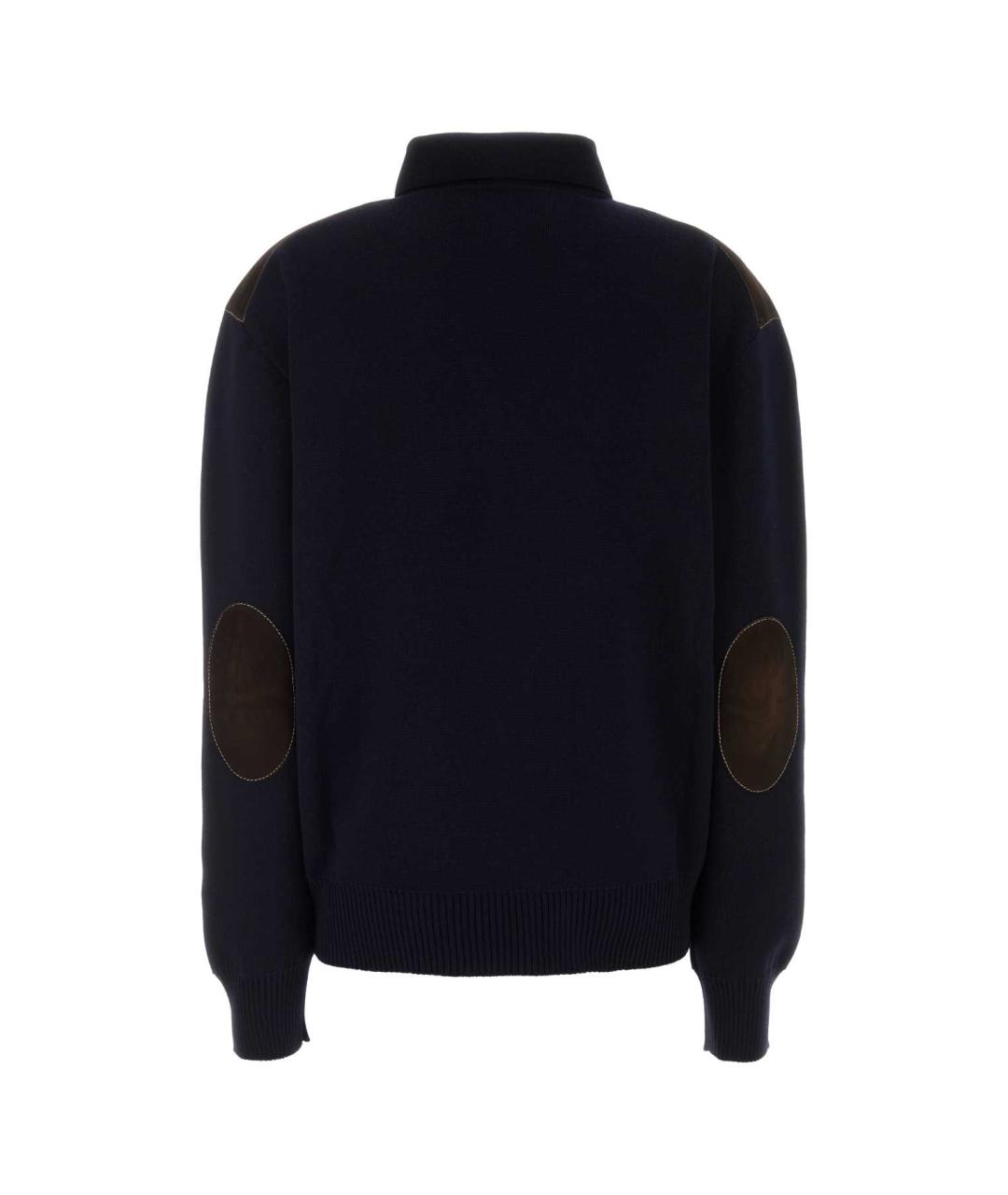 MIU MIU Темно-синий шерстяной кардиган, фото 2
