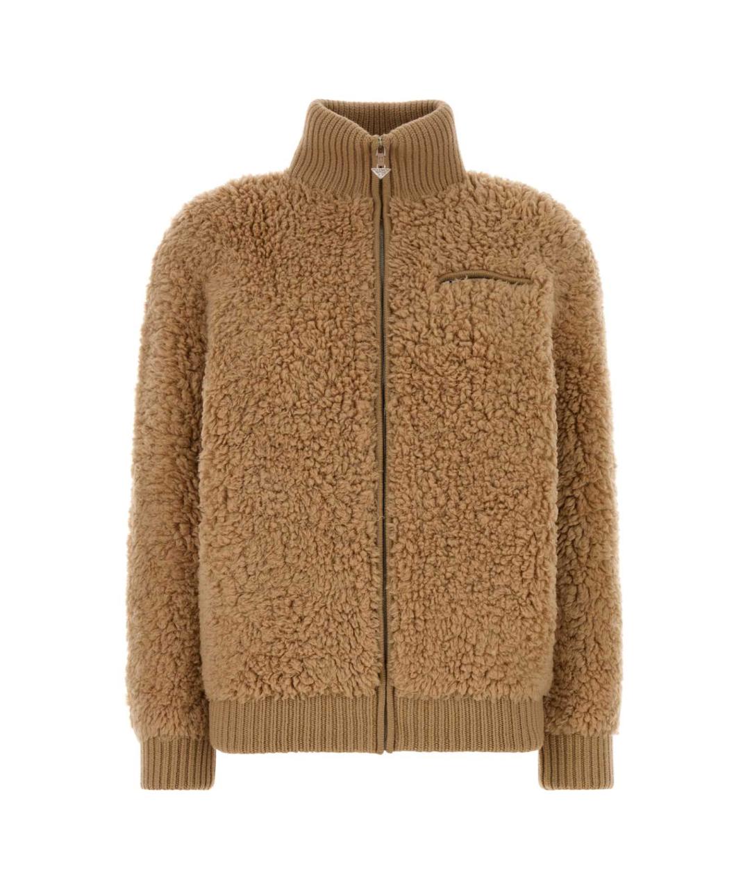 PRADA Бежевый шерстяной кардиган, фото 1