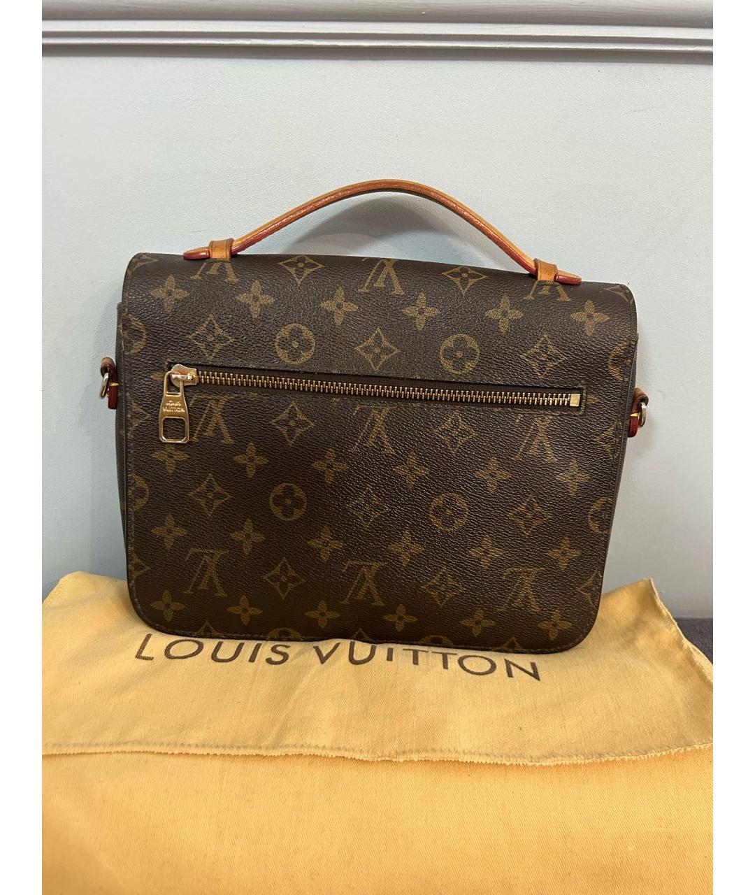 LOUIS VUITTON Коричневая сумка через плечо, фото 3