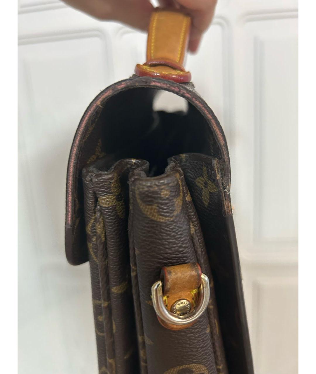 LOUIS VUITTON Коричневая сумка через плечо, фото 7