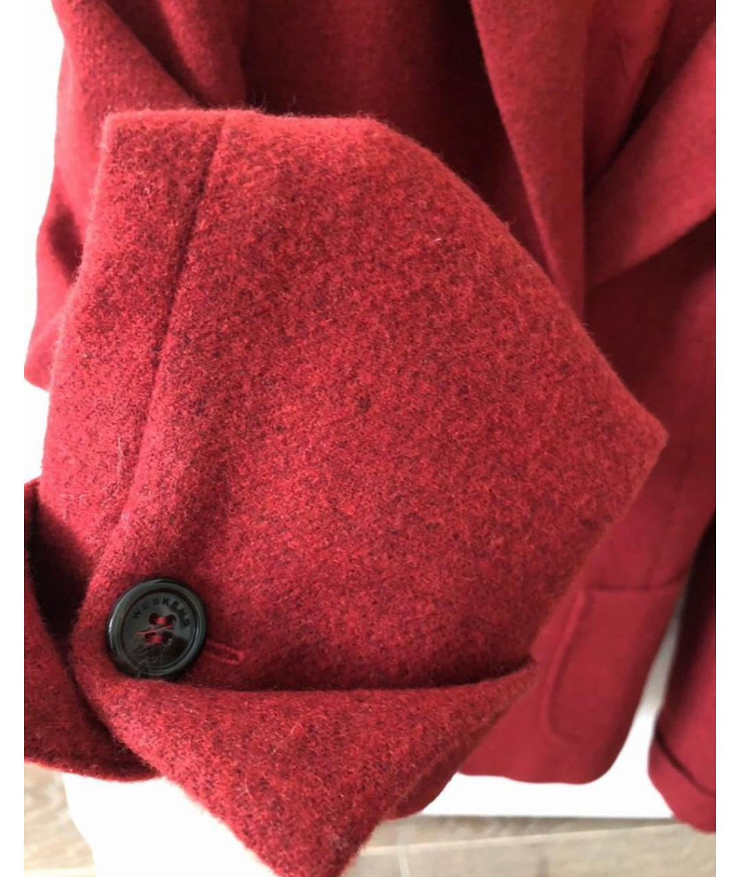 WEEKEND MAX MARA Бордовый шерстяной жакет/пиджак, фото 7