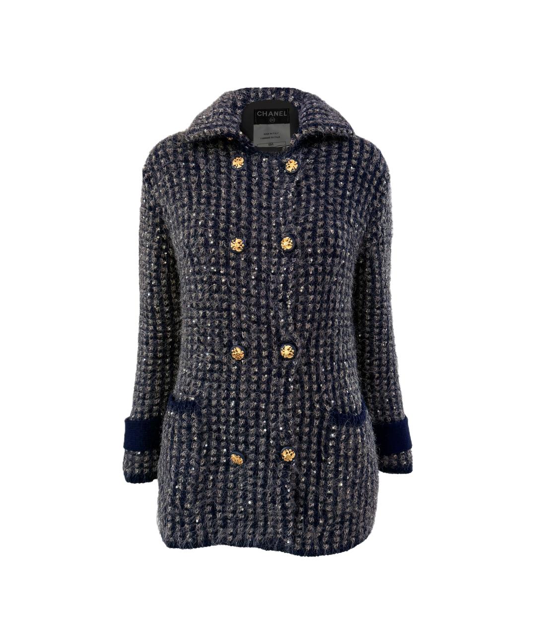 CHANEL Черный кашемировый жакет/пиджак, фото 1