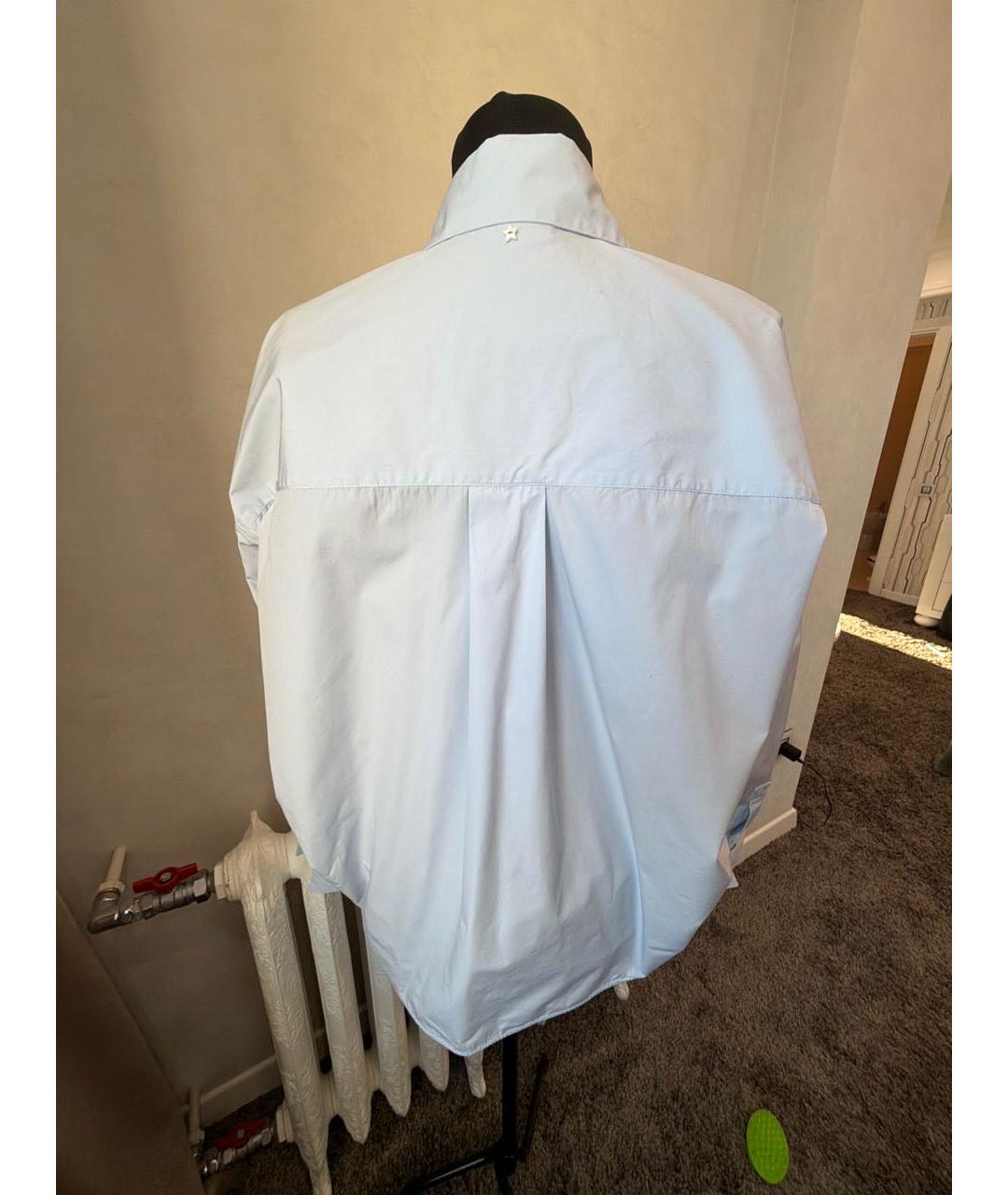 LORENA ANTONIAZZI Голубая хлопковая рубашка, фото 2