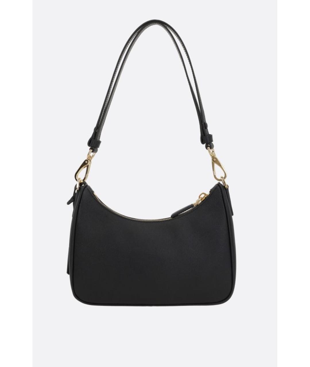 PRADA Черная кожаная сумка через плечо, фото 3