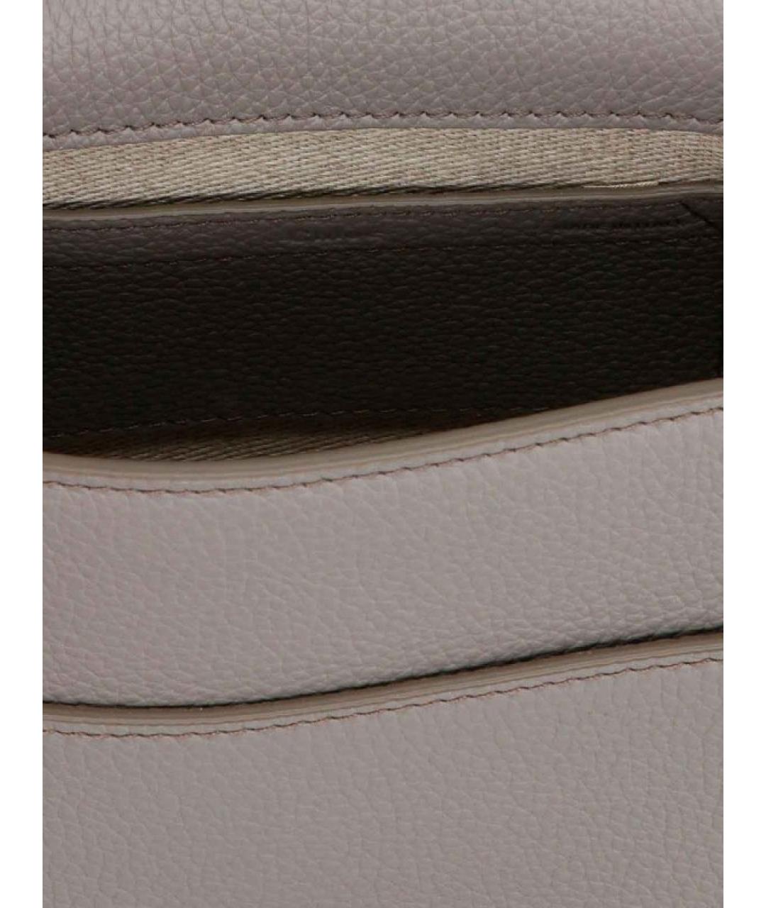 CHLOE Серая кожаная сумка через плечо, фото 4