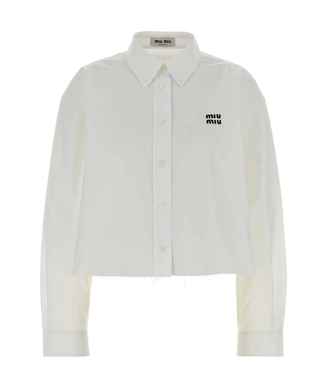 MIU MIU Белая рубашка, фото 1