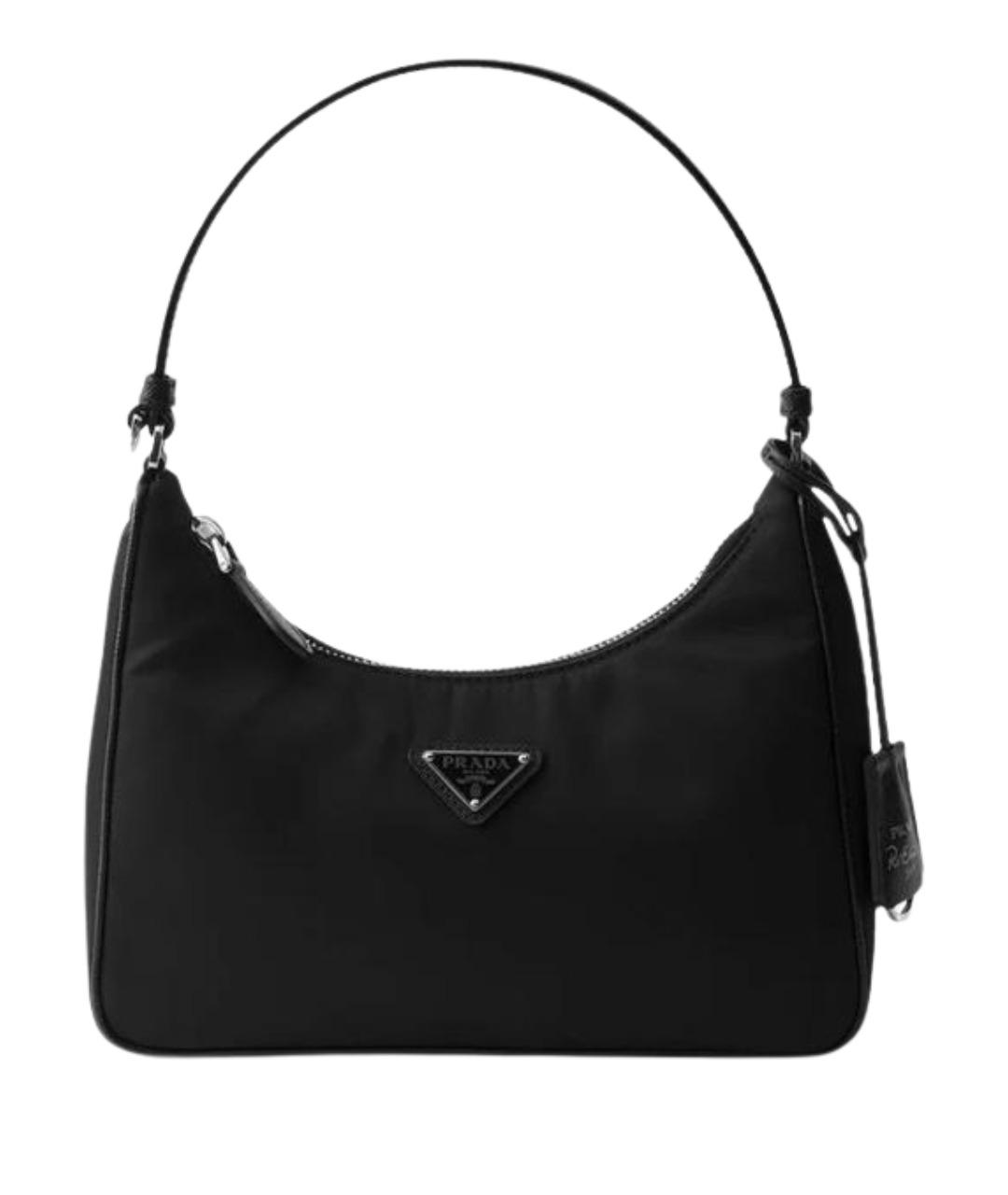 PRADA Черная синтетическая сумка через плечо, фото 1