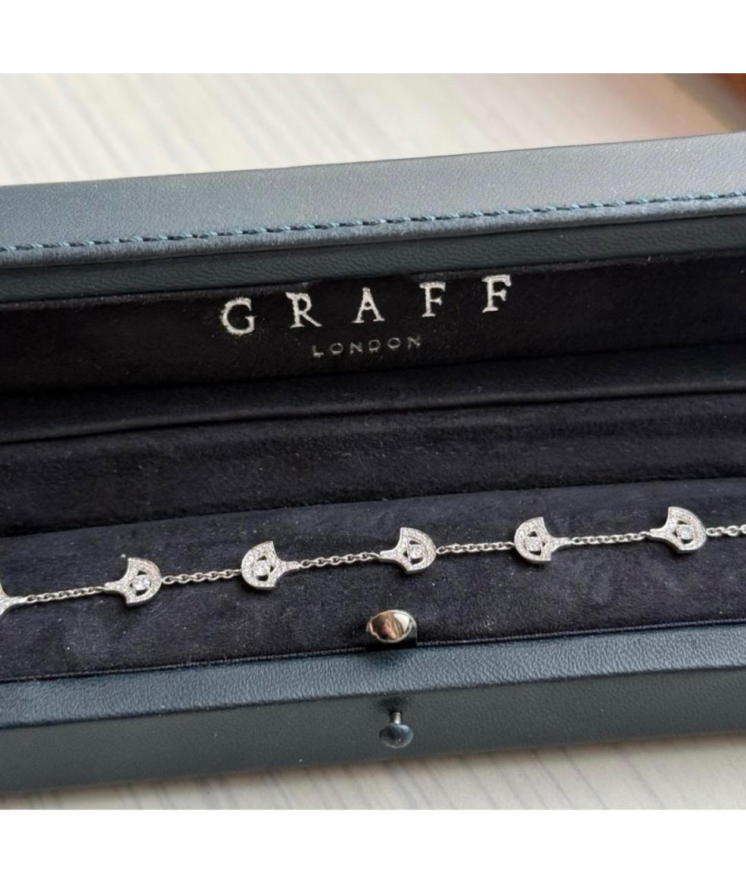 GRAFF Серебрянный браслет из белого золота, фото 4