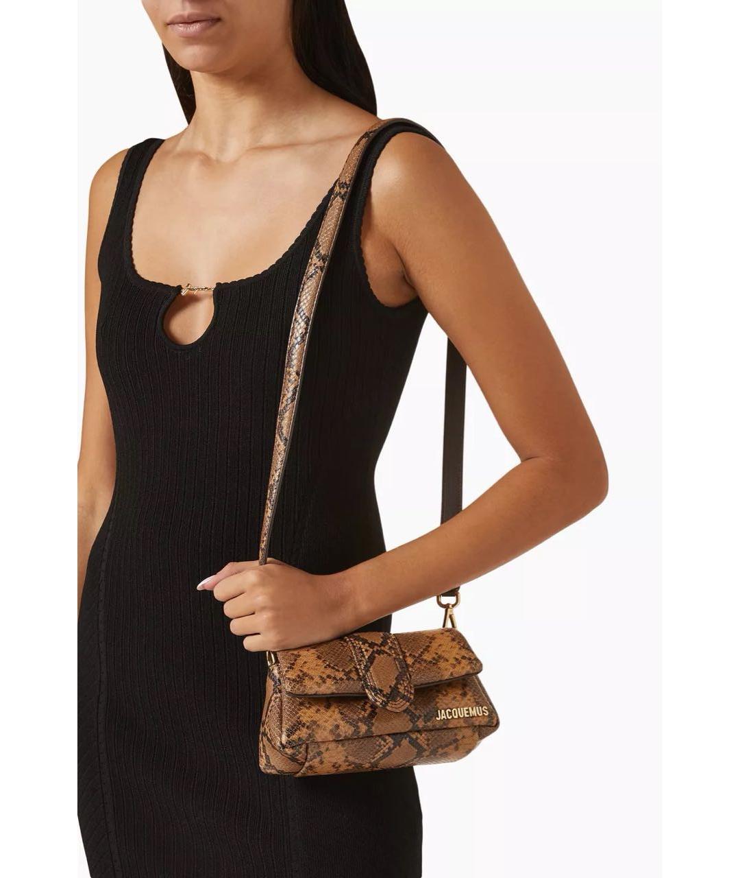 JACQUEMUS Кожаная сумка через плечо, фото 7