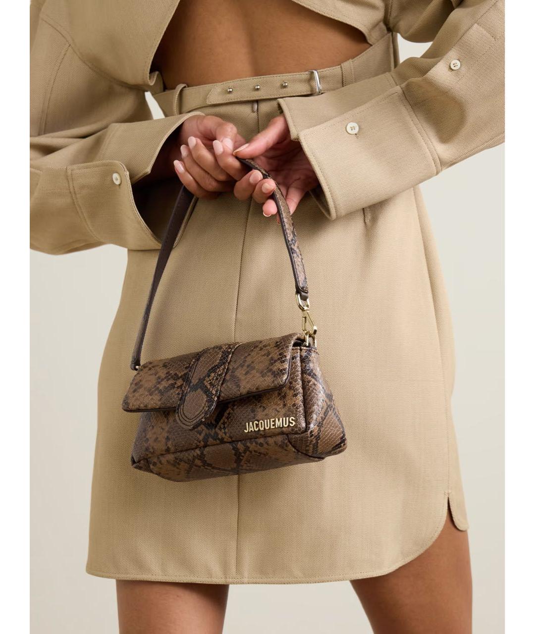 JACQUEMUS Кожаная сумка через плечо, фото 6