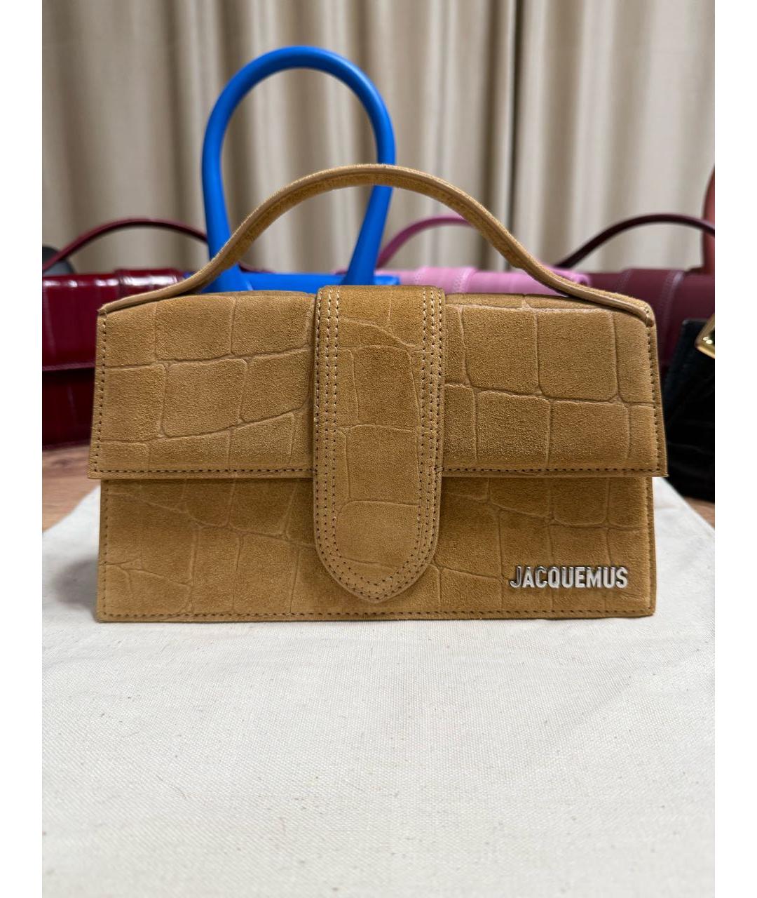 JACQUEMUS Бежевая сумка через плечо, фото 2