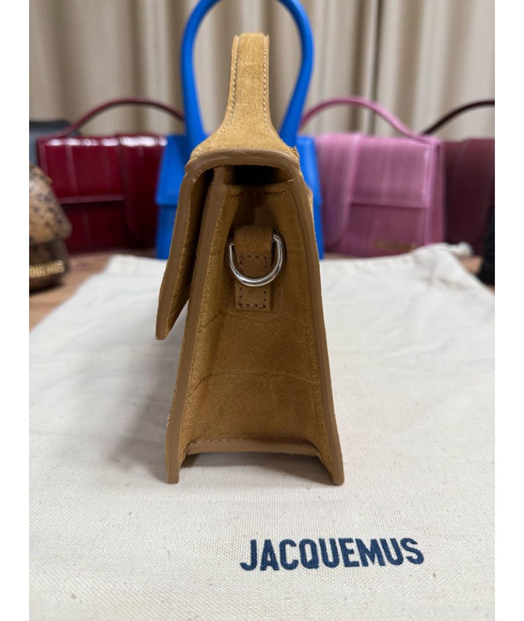 JACQUEMUS Бежевая сумка через плечо, фото 5