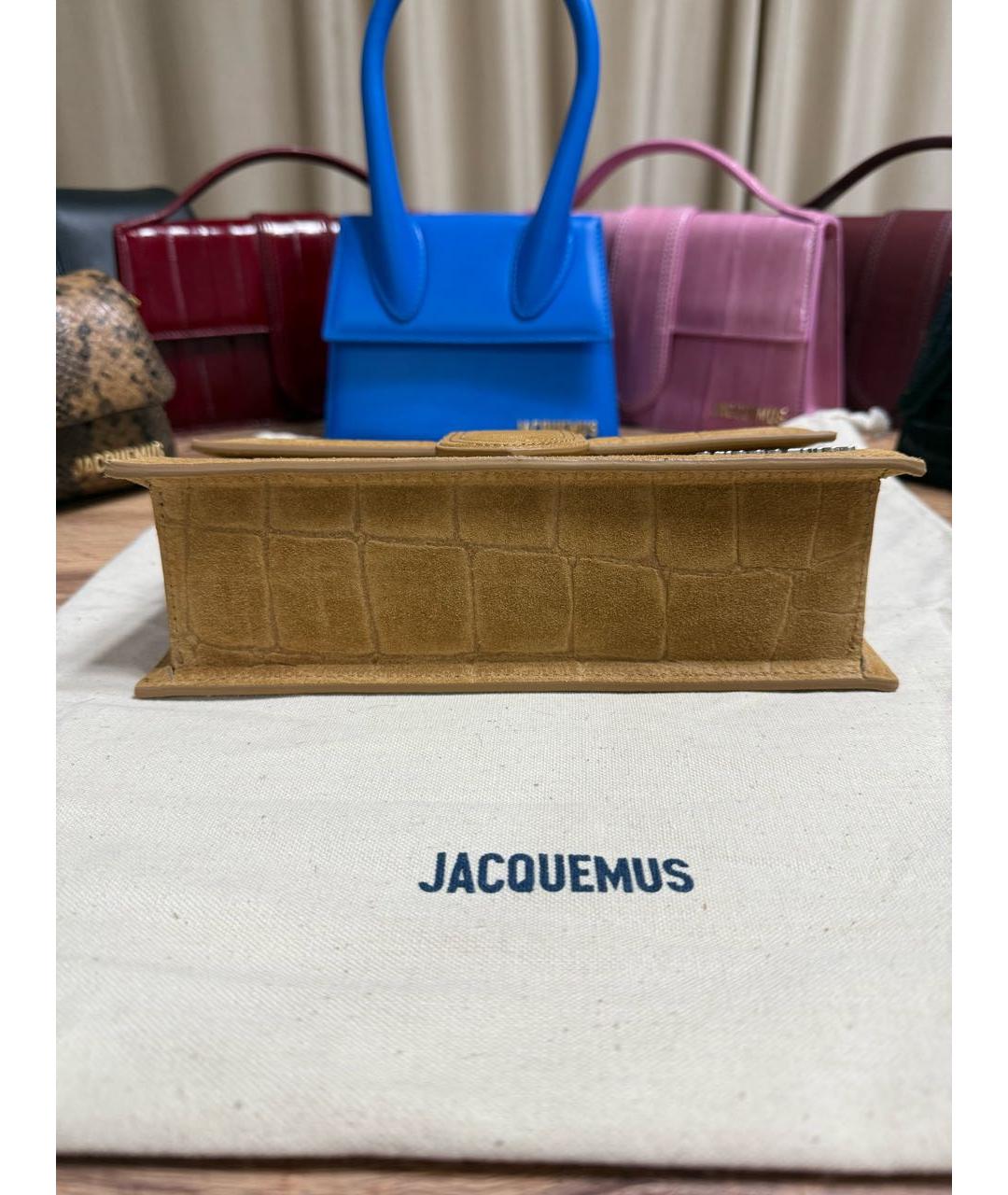 JACQUEMUS Бежевая сумка через плечо, фото 6