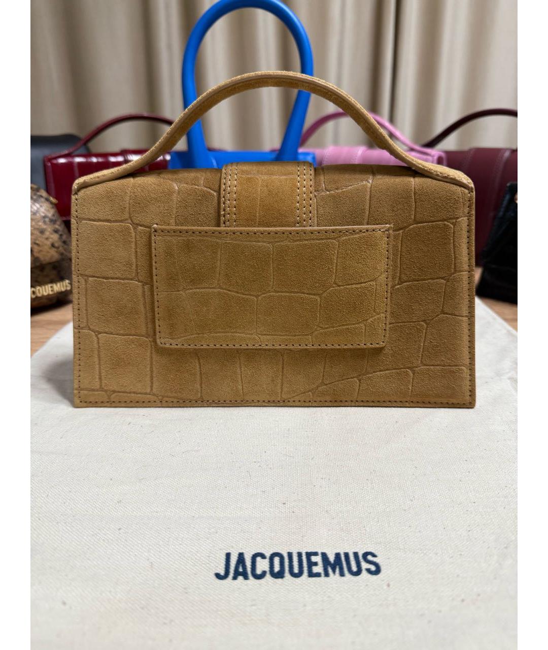 JACQUEMUS Бежевая сумка через плечо, фото 3