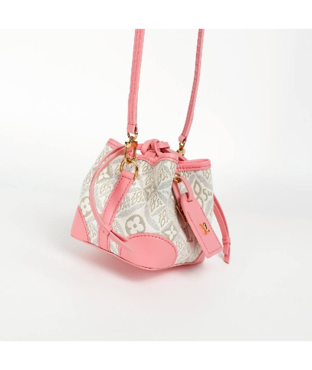 LOUIS VUITTON Розовый кожаный рюкзак, фото 3