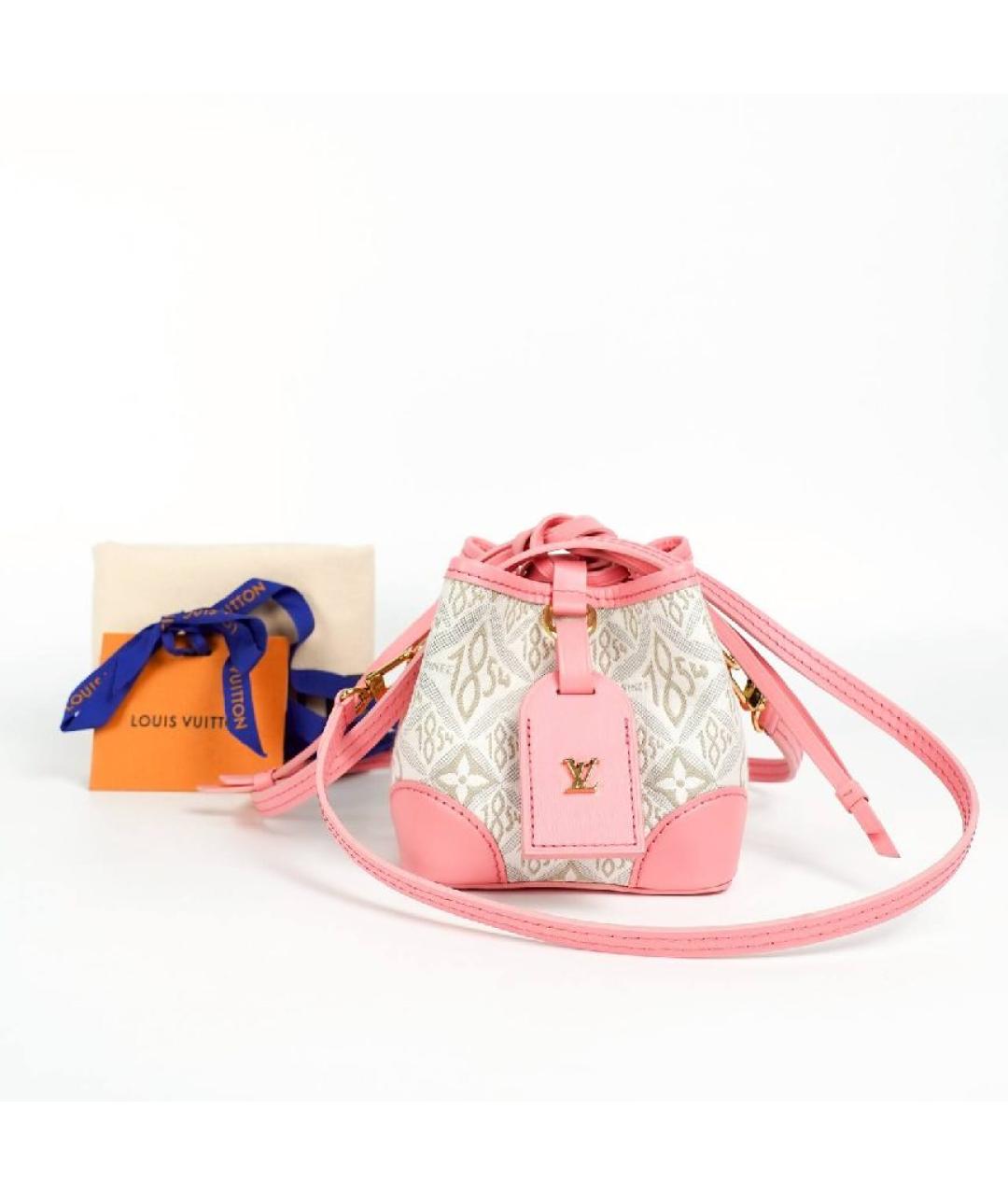 LOUIS VUITTON Розовый кожаный рюкзак, фото 2