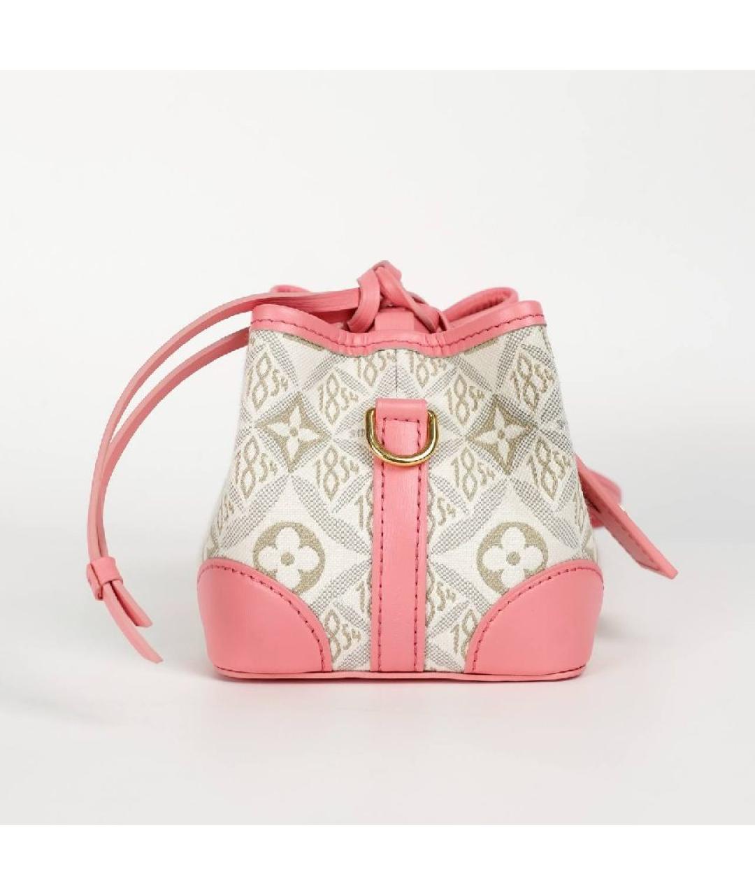 LOUIS VUITTON Розовый кожаный рюкзак, фото 7