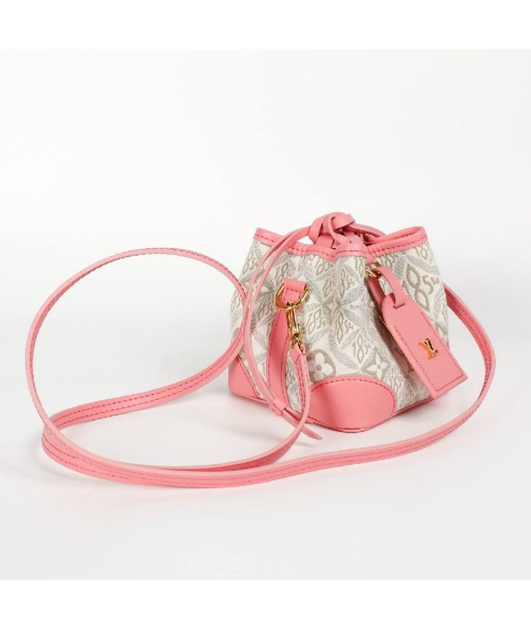 LOUIS VUITTON Розовый кожаный рюкзак, фото 5