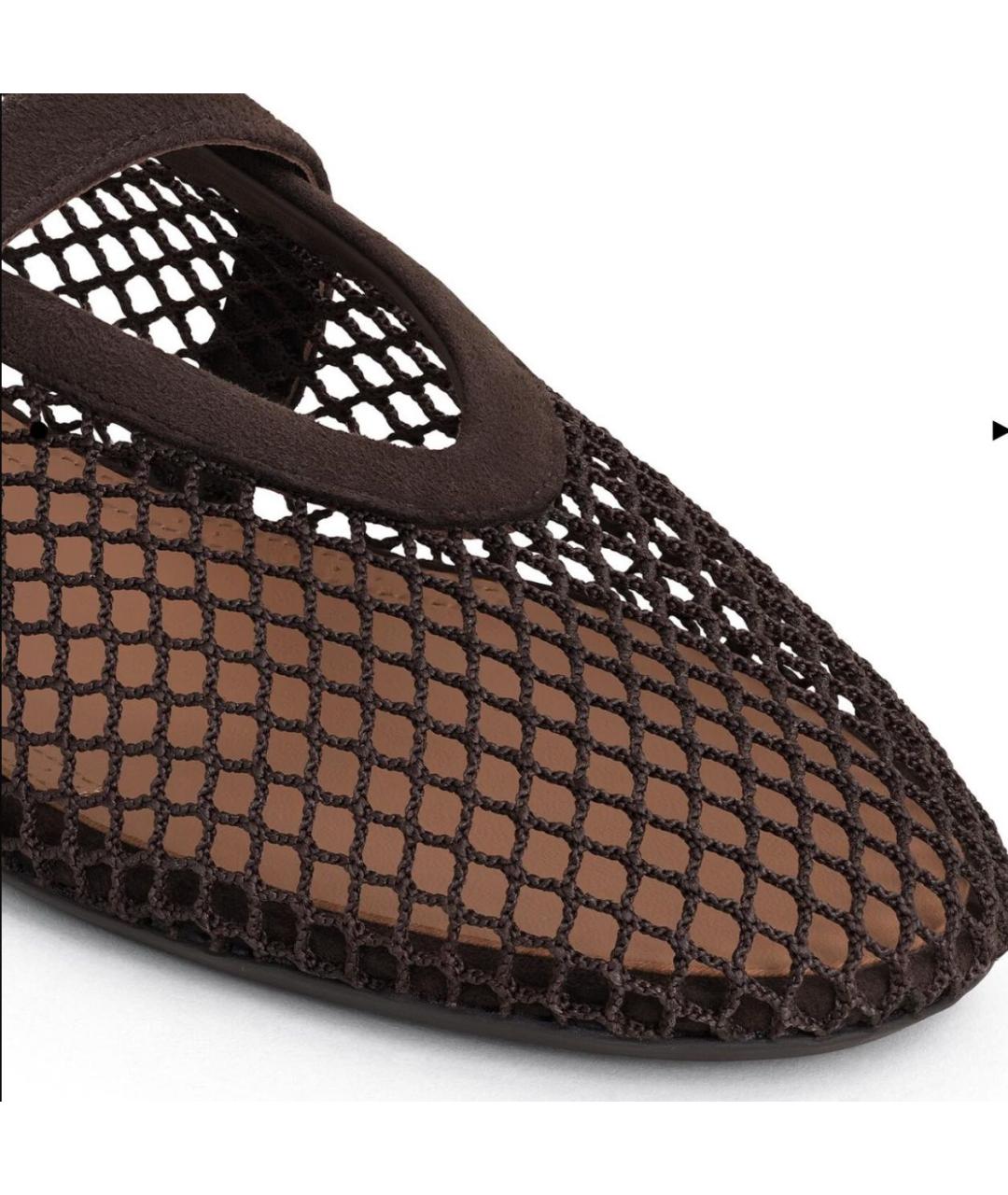 ALAIA Коричневые резиновые балетки, фото 4