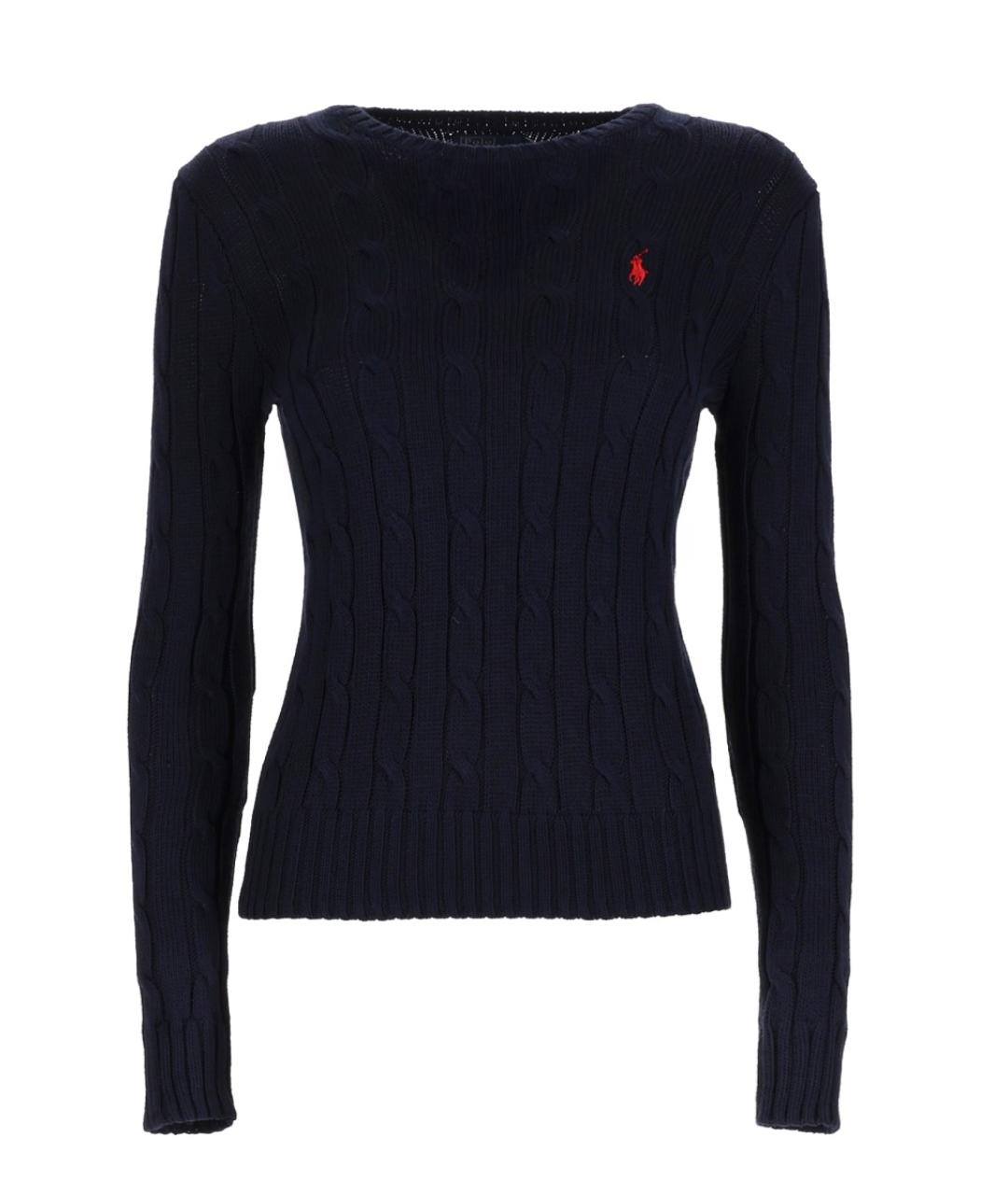 POLO RALPH LAUREN Синий хлопковый джемпер / свитер, фото 1