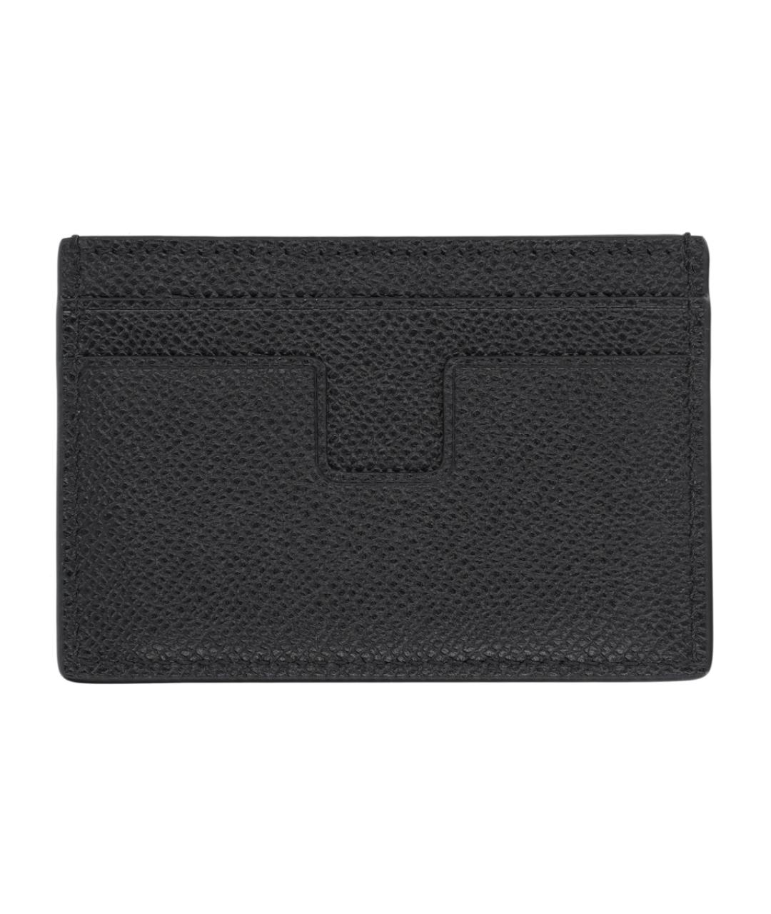 TOM FORD Черный кожаный кардхолдер, фото 2