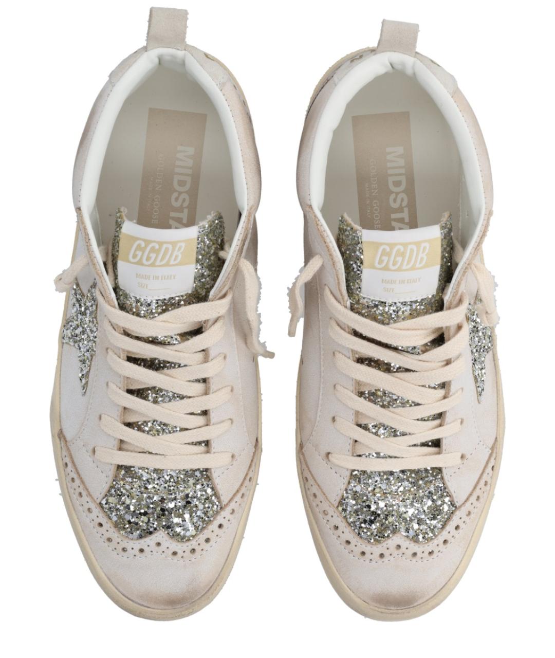 GOLDEN GOOSE DELUXE BRAND Белые кожаные кеды, фото 4