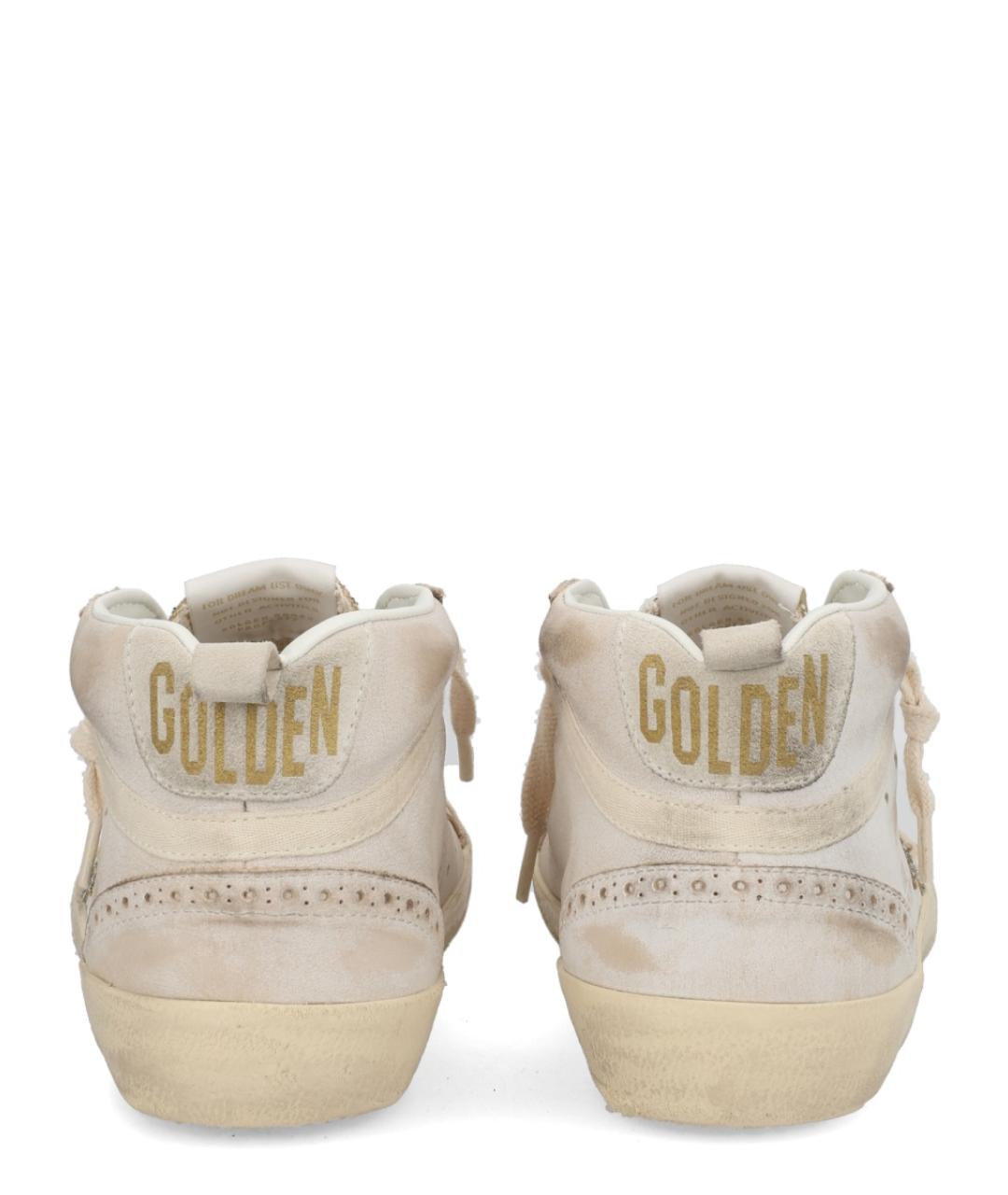 GOLDEN GOOSE DELUXE BRAND Белые кожаные кеды, фото 3