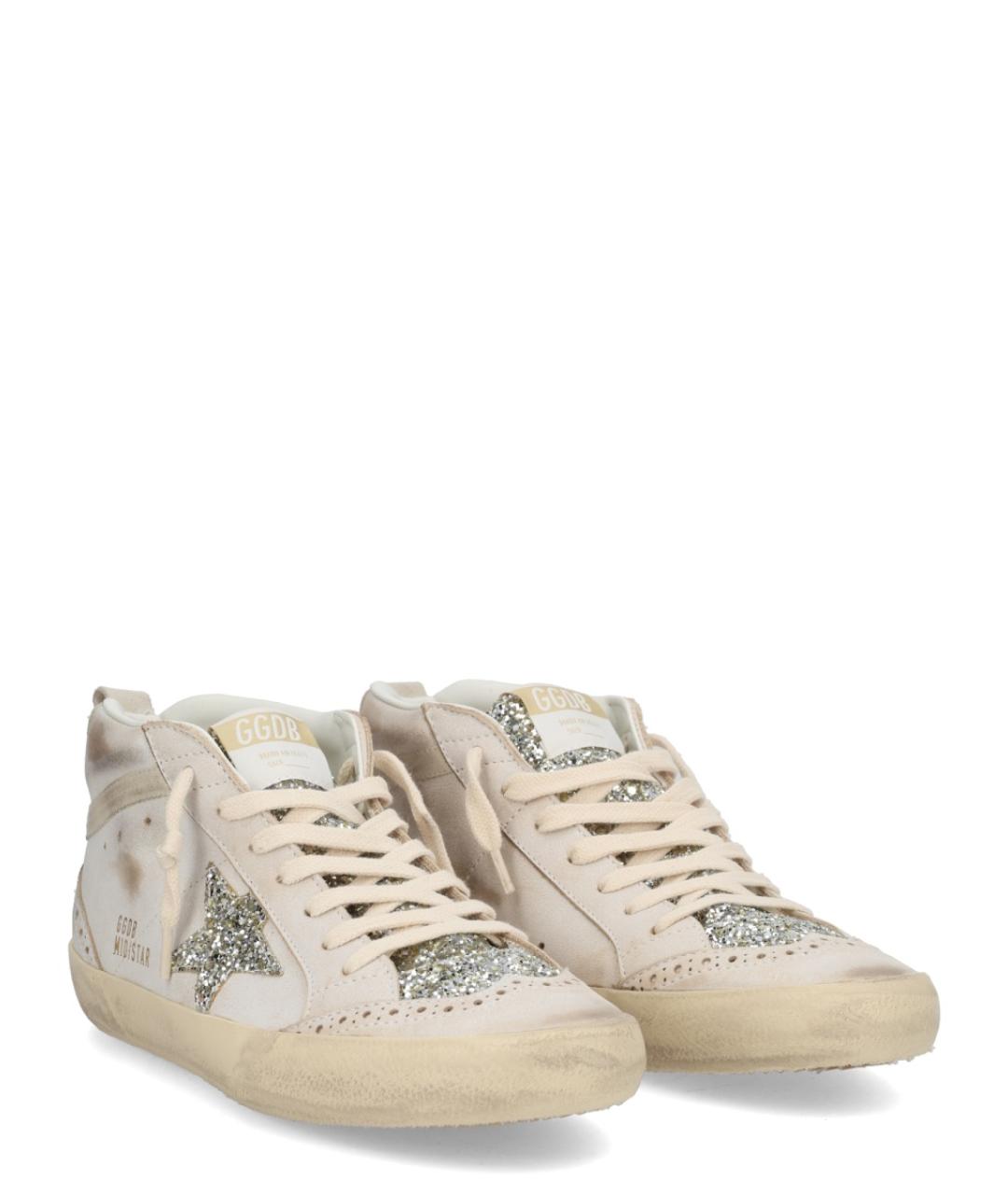 GOLDEN GOOSE DELUXE BRAND Белые кожаные кеды, фото 6