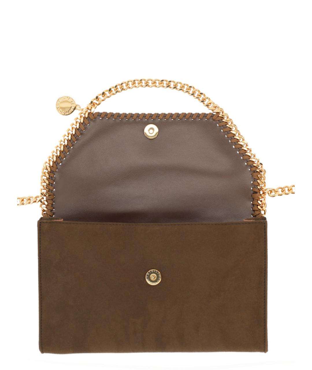 STELLA MCCARTNEY Коричневая сумка через плечо из искусственной кожи, фото 3