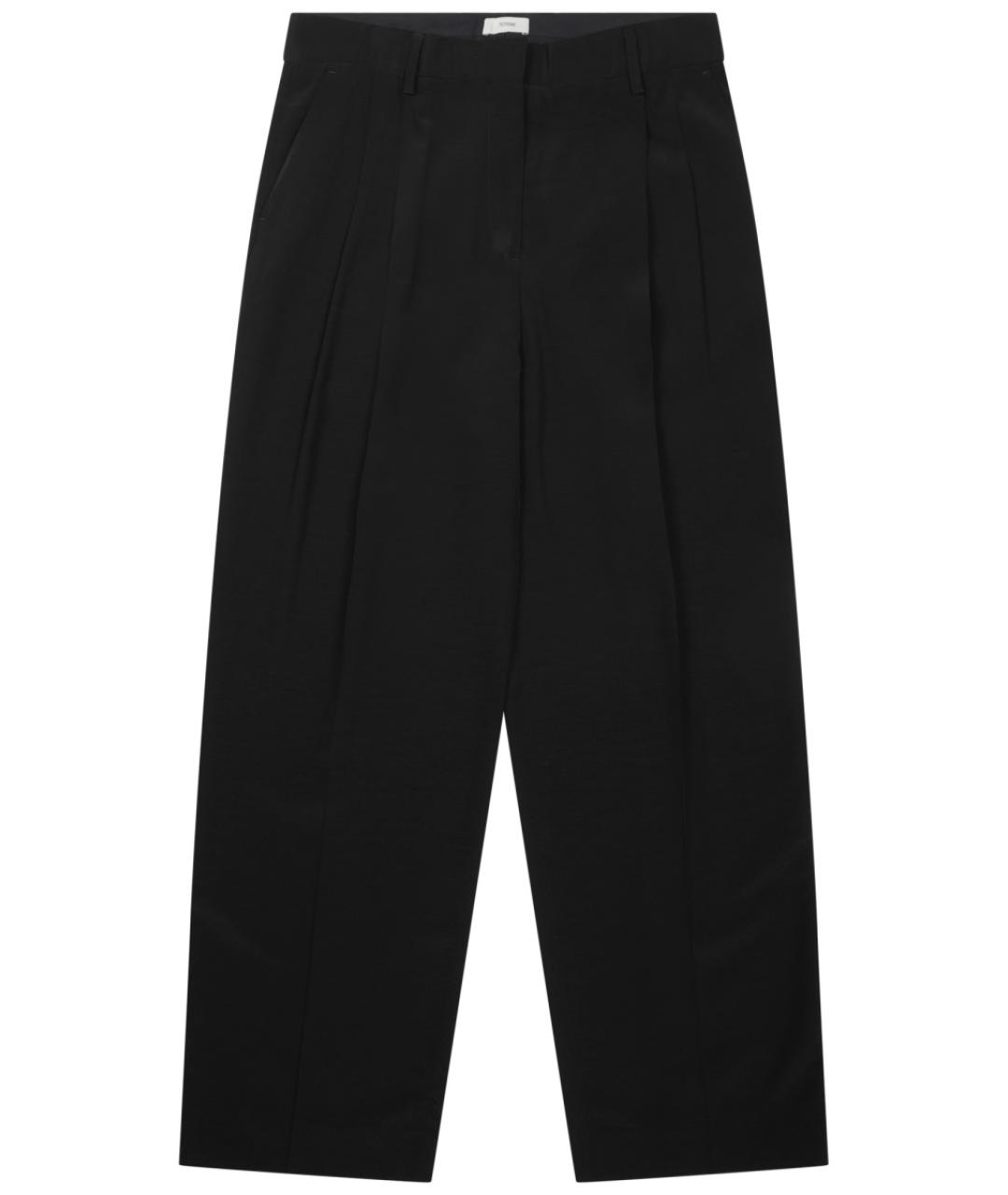 TOTEME Черные прямые брюки, фото 1