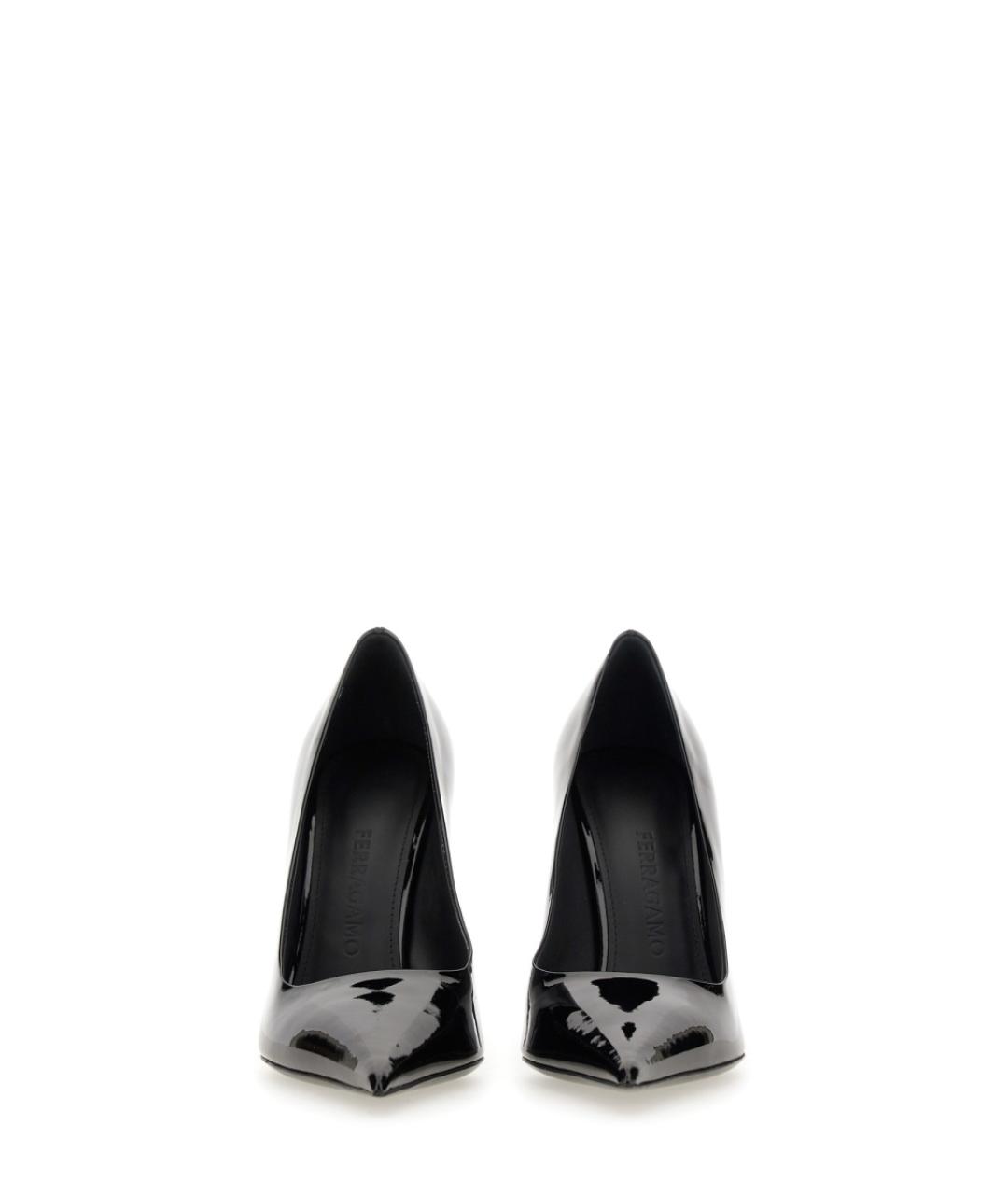 FERRAGAMO Черные кожаные туфли, фото 2