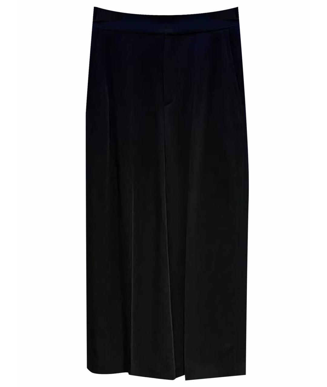 LANVIN Черные брюки широкие, фото 1