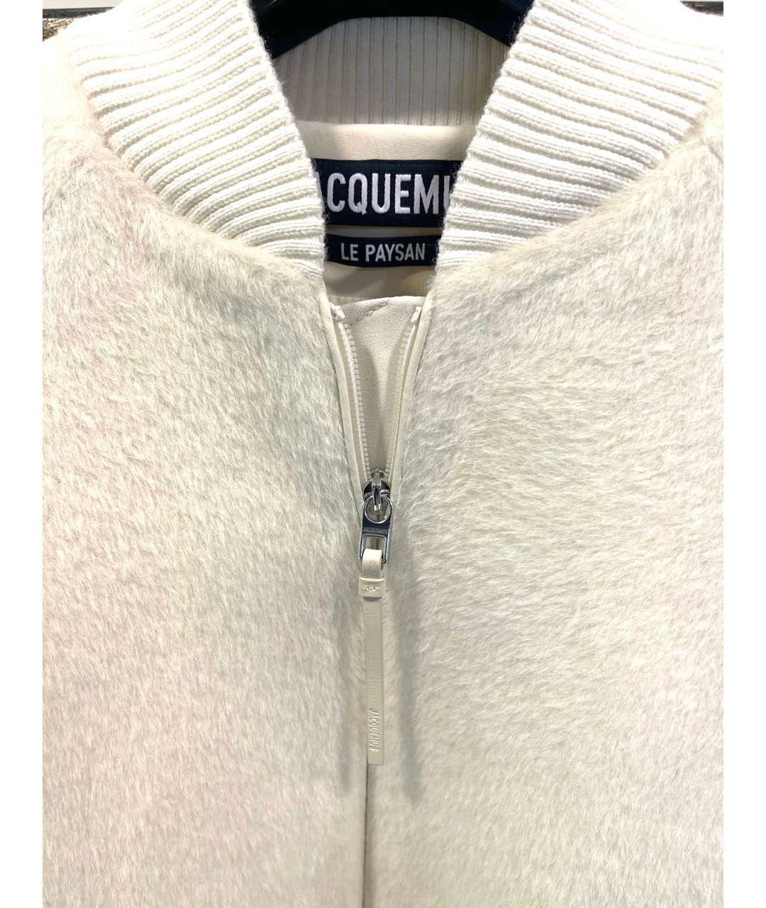 JACQUEMUS Бежевая шерстяная куртка, фото 3
