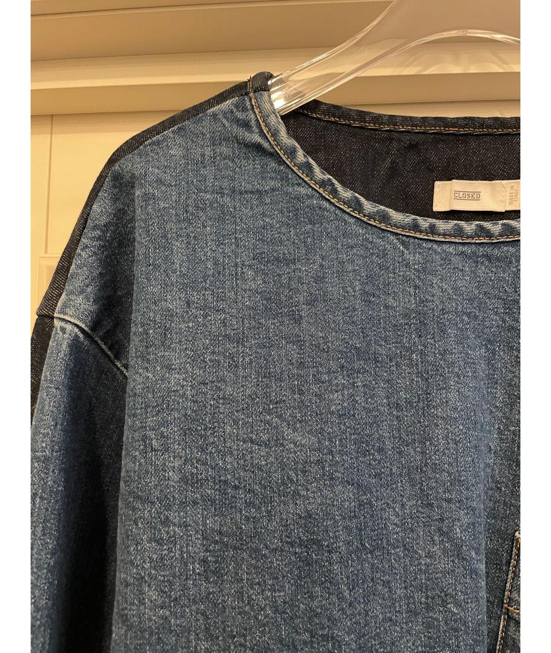 CLOSED Синяя деним блузы, фото 5