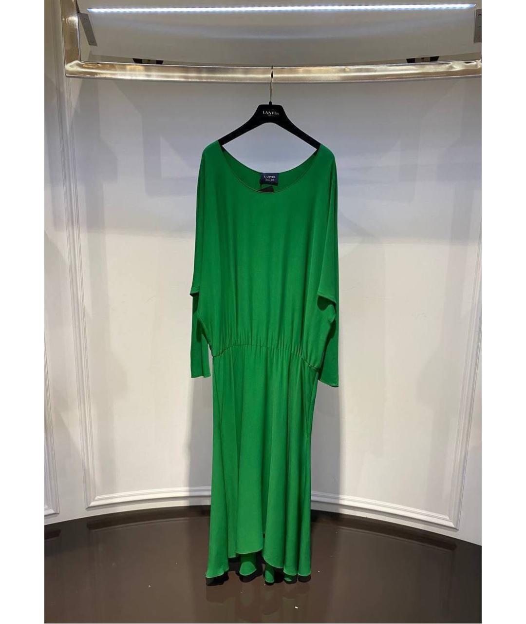 LANVIN Зеленые вечернее платье, фото 3
