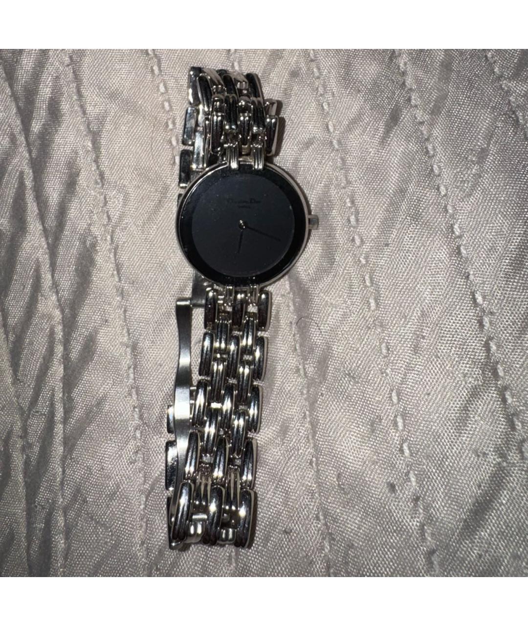 CHRISTIAN DIOR Серебряные металлические часы, фото 4