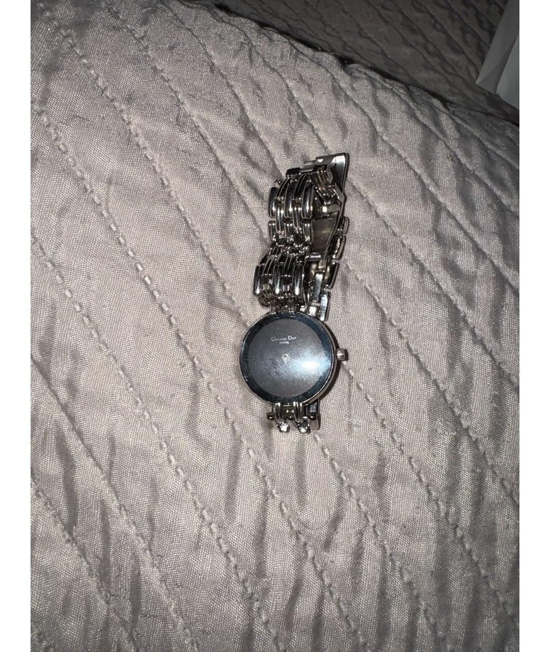 CHRISTIAN DIOR Серебряные металлические часы, фото 5